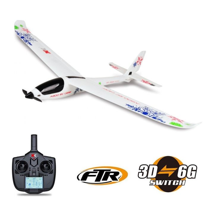 Details about   XK A800 4CH 780mm 3D6G System RC Glider Airplane Compatible Futaba RTF USA 